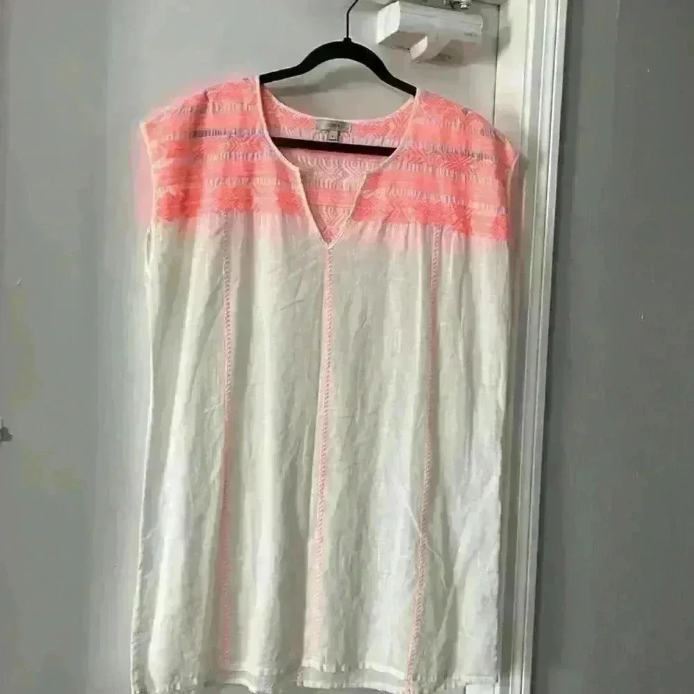 J.Crew embroidered tunic
